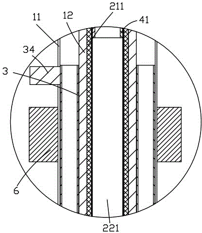 Puncture air-release device for ruminal tympany
