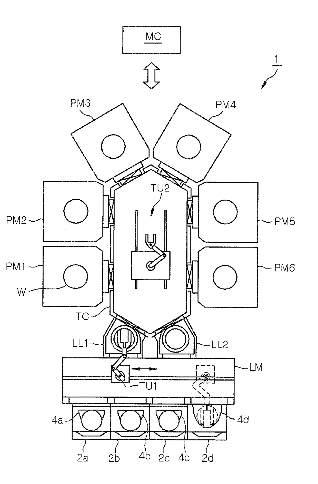 Position detection system and processing apparatus