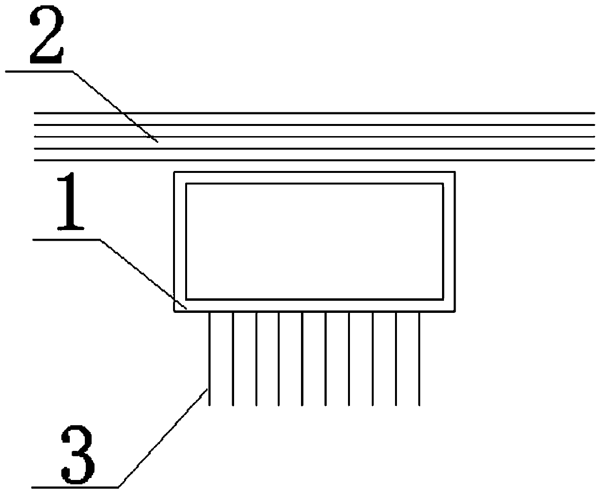 Deepwater pipe culvert anti-floating control system