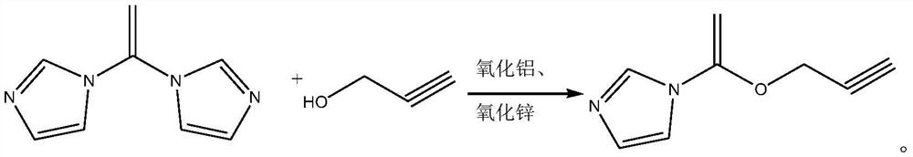 Synthesis method of 2-propyn-1-yl 1H-imidazole-1-carboxylic ester