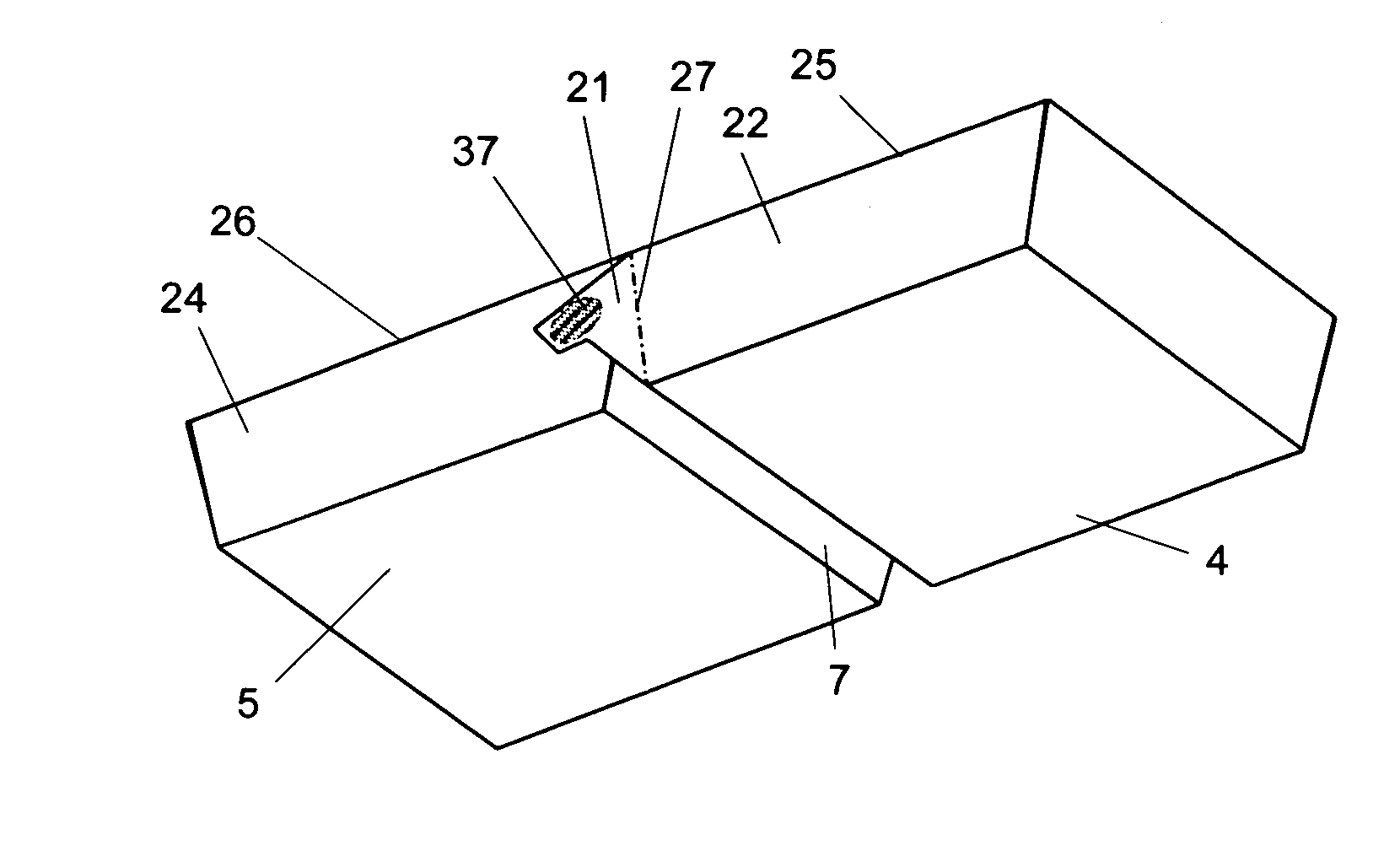 Clamshell container hold open mechanism