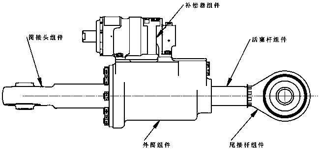 Oil make-up device of pressure compensation hydraulic damper