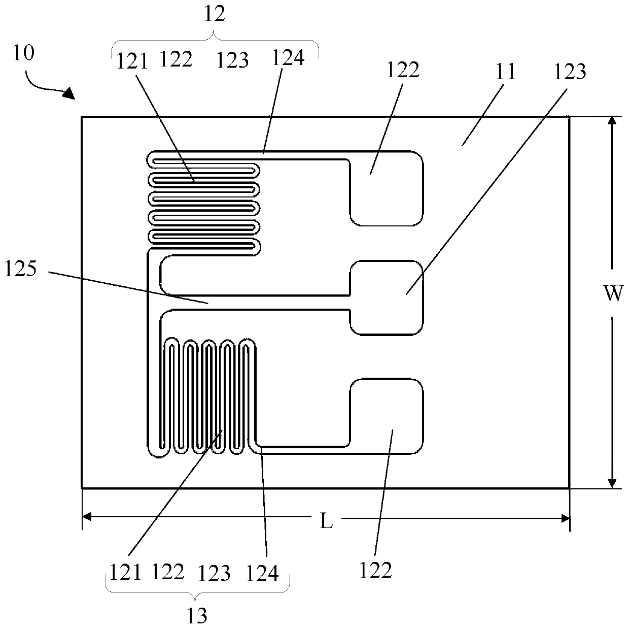 Strain gauges, pressure sensors, and interventional medical catheters