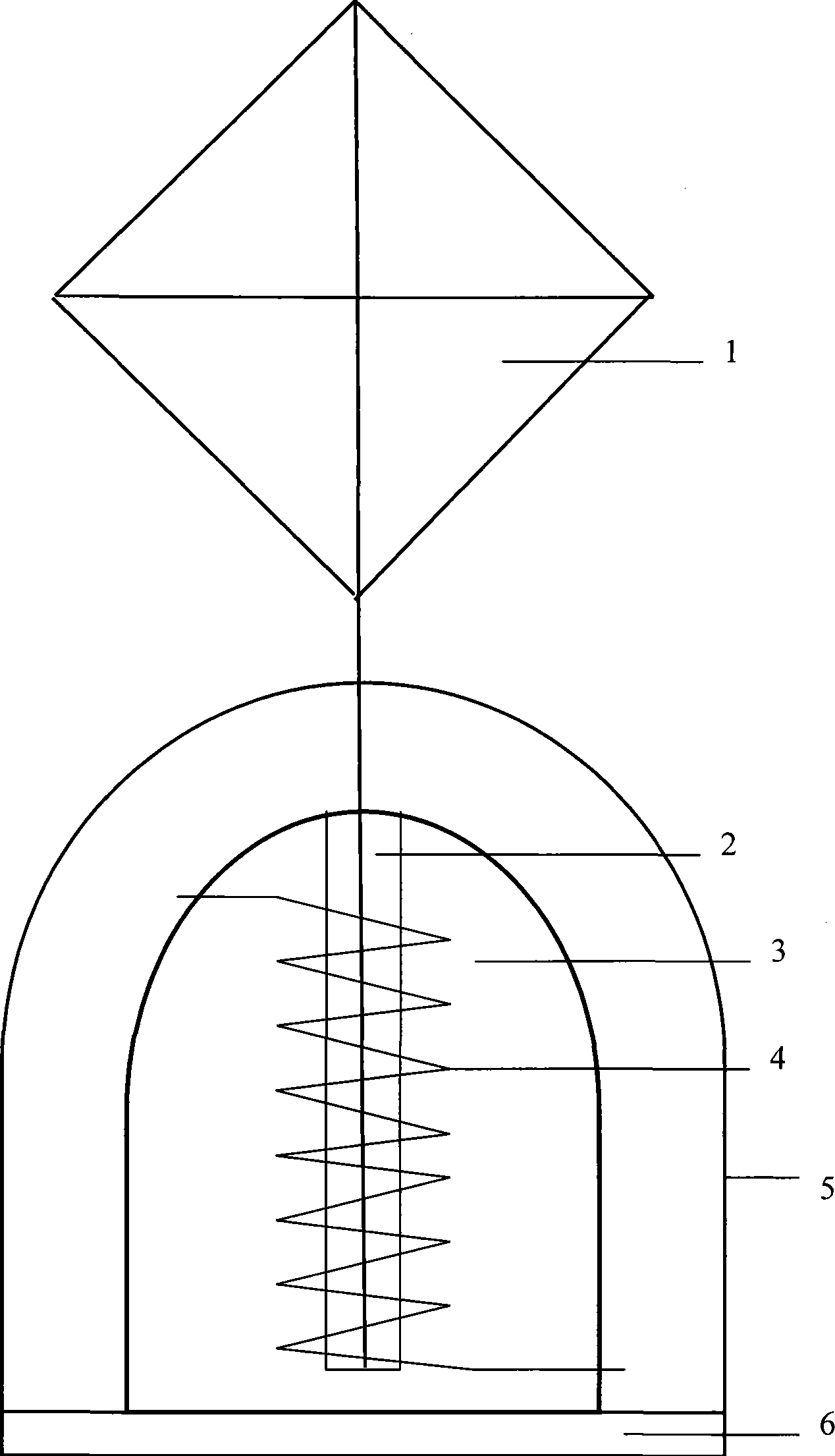 Wind and sunlight heating storage device