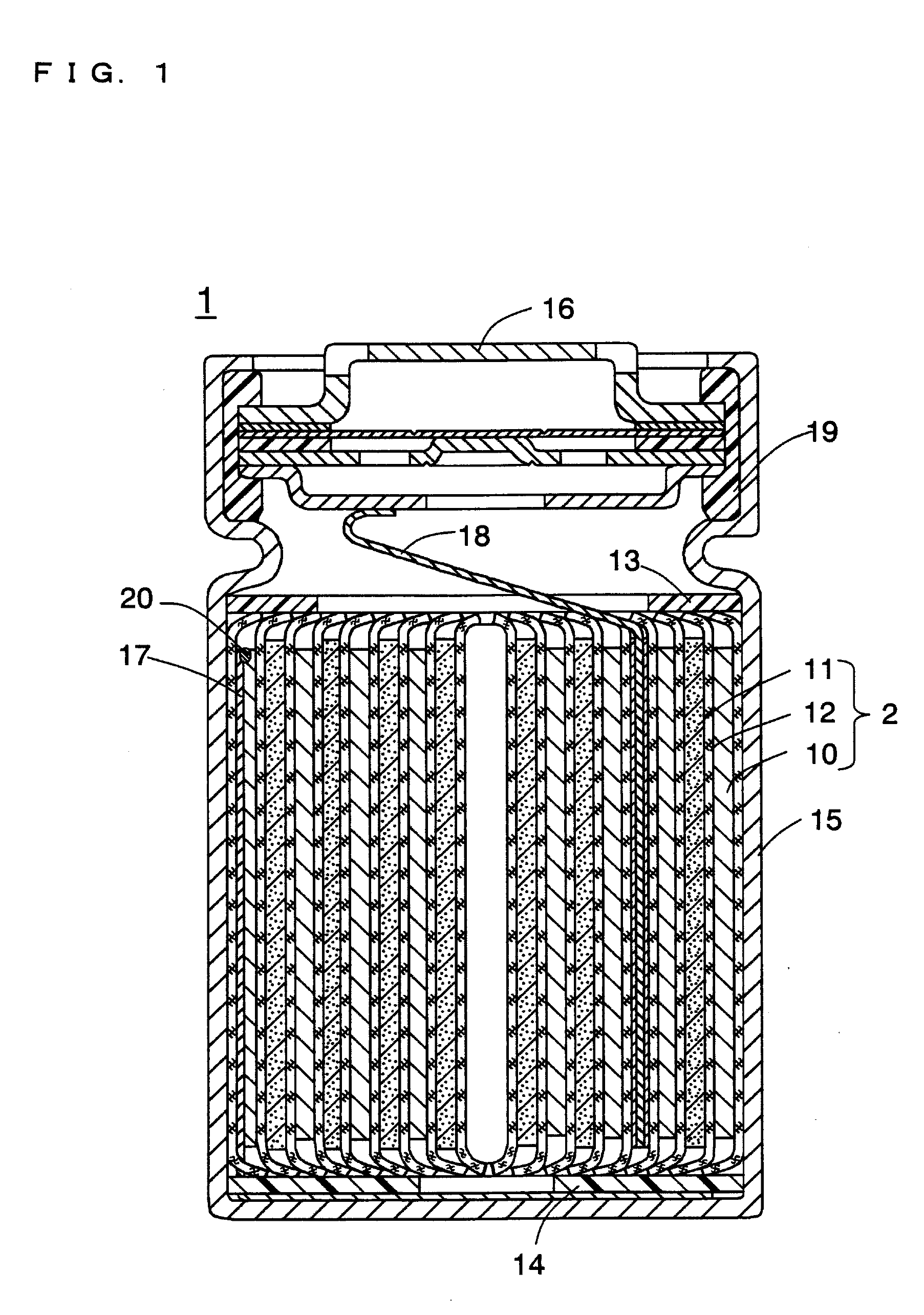 Non-aqueous electrolyte secondary battery