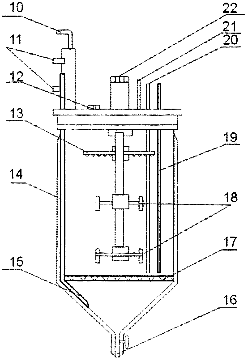 Bioreactor and sophorolipid continuous production method by using the same