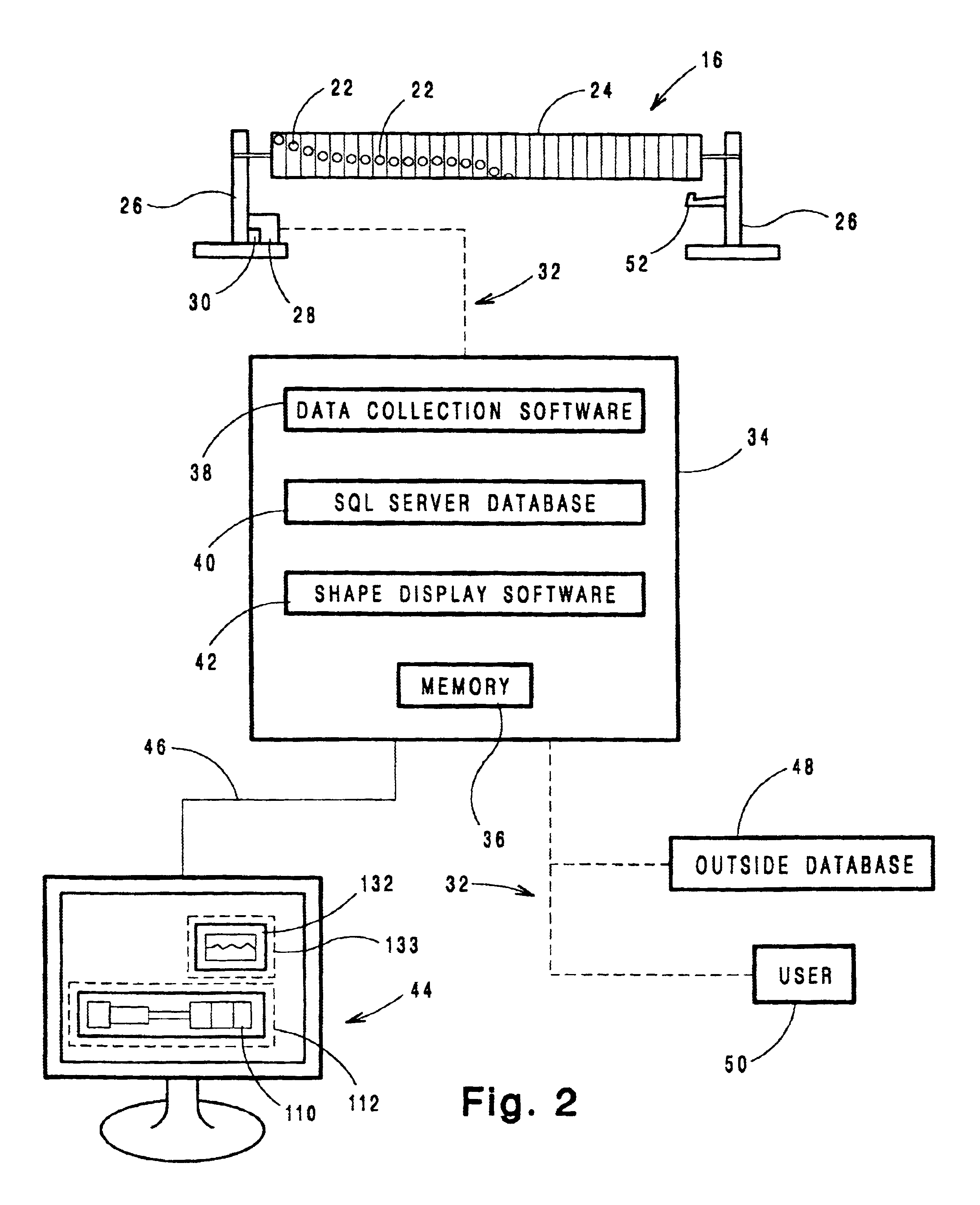 Graphical rolled steel sheet flatness display and method of using same