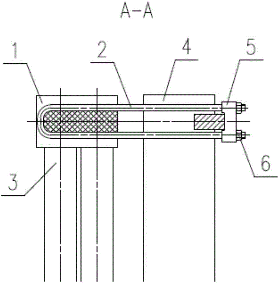 Variable-speed pumped storage generator motor rotor winding end socket insulating box fixing structure