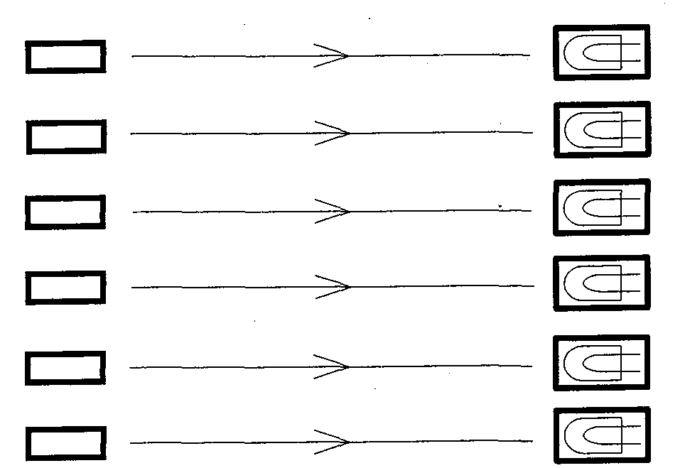 Method for locating speed measurement of single-row light source double Z shaped reflective light screen target