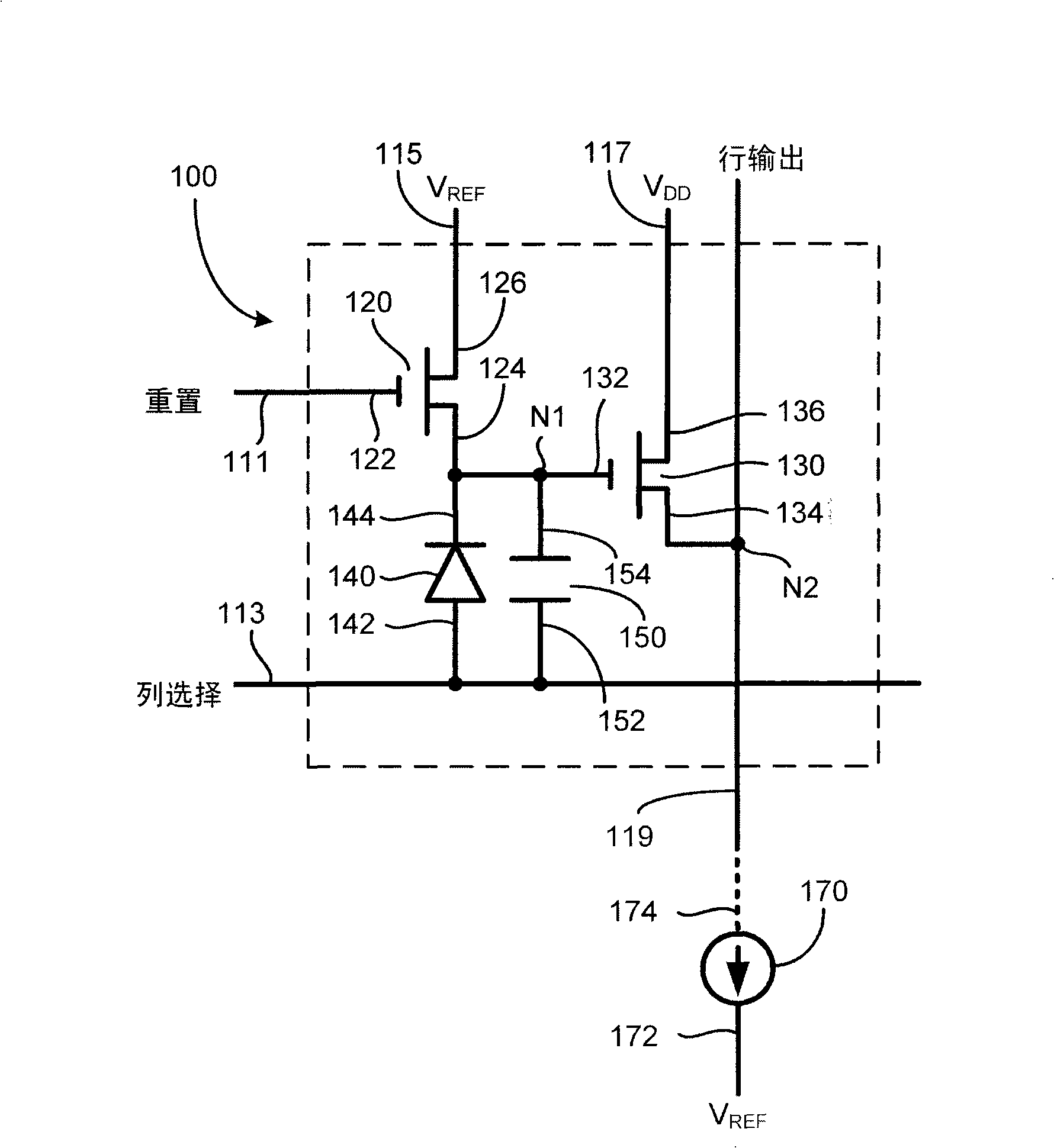 Active type pixel sensor circuit and its operation method