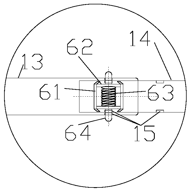 Telescopic scaffold suitable for narrow space operation