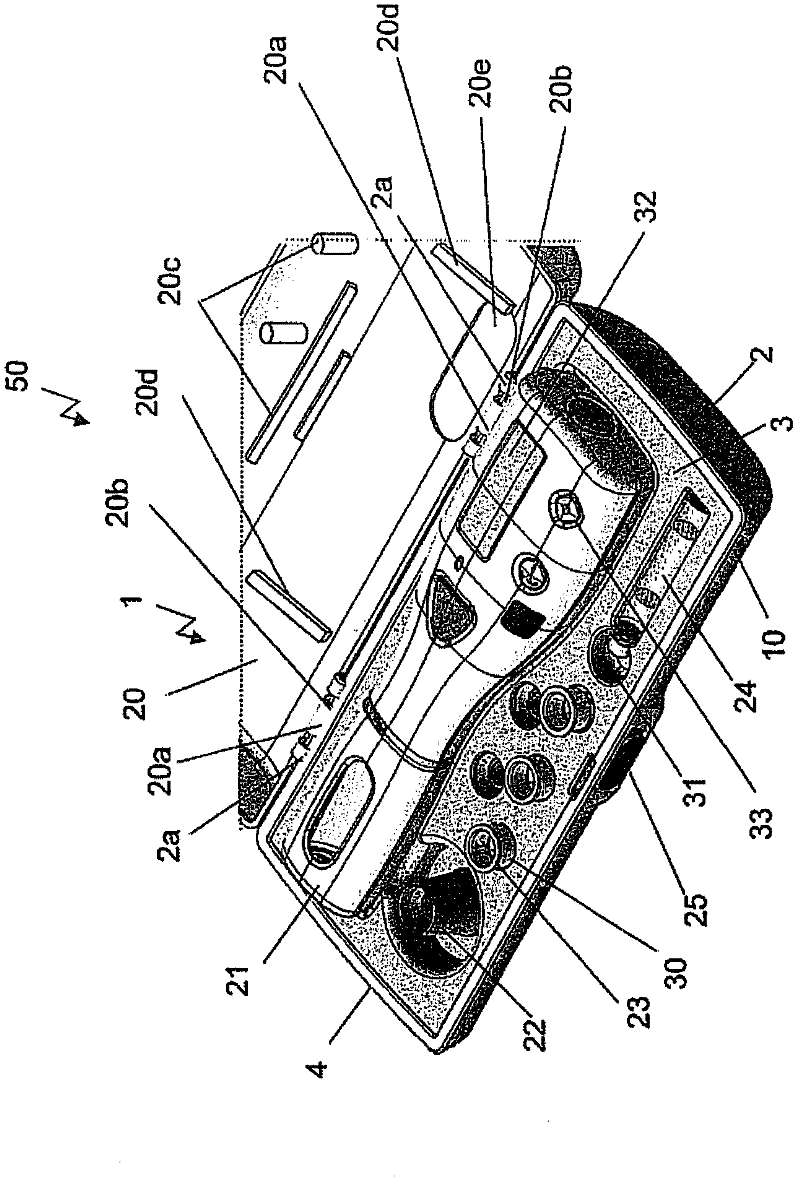 Carrying case and syringe system with same
