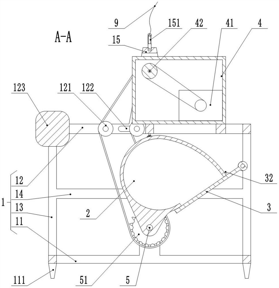 High-success-rate rotary excavation type sludge sampling device based on unmanned ship