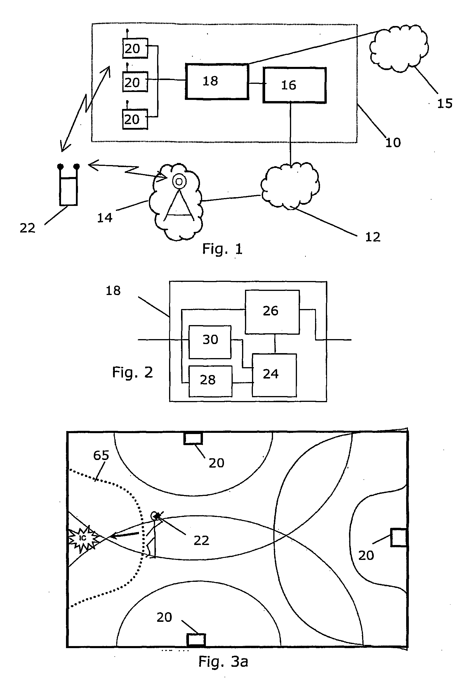 Handover for a portable communication device between wireless local and wide area networks