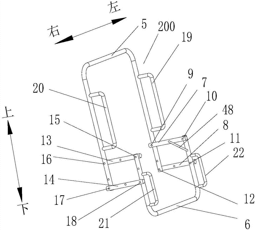Double-suspension equipment with limiting function and used for carrying child, and devices