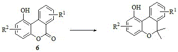 Synthetic method for cannabinol compound