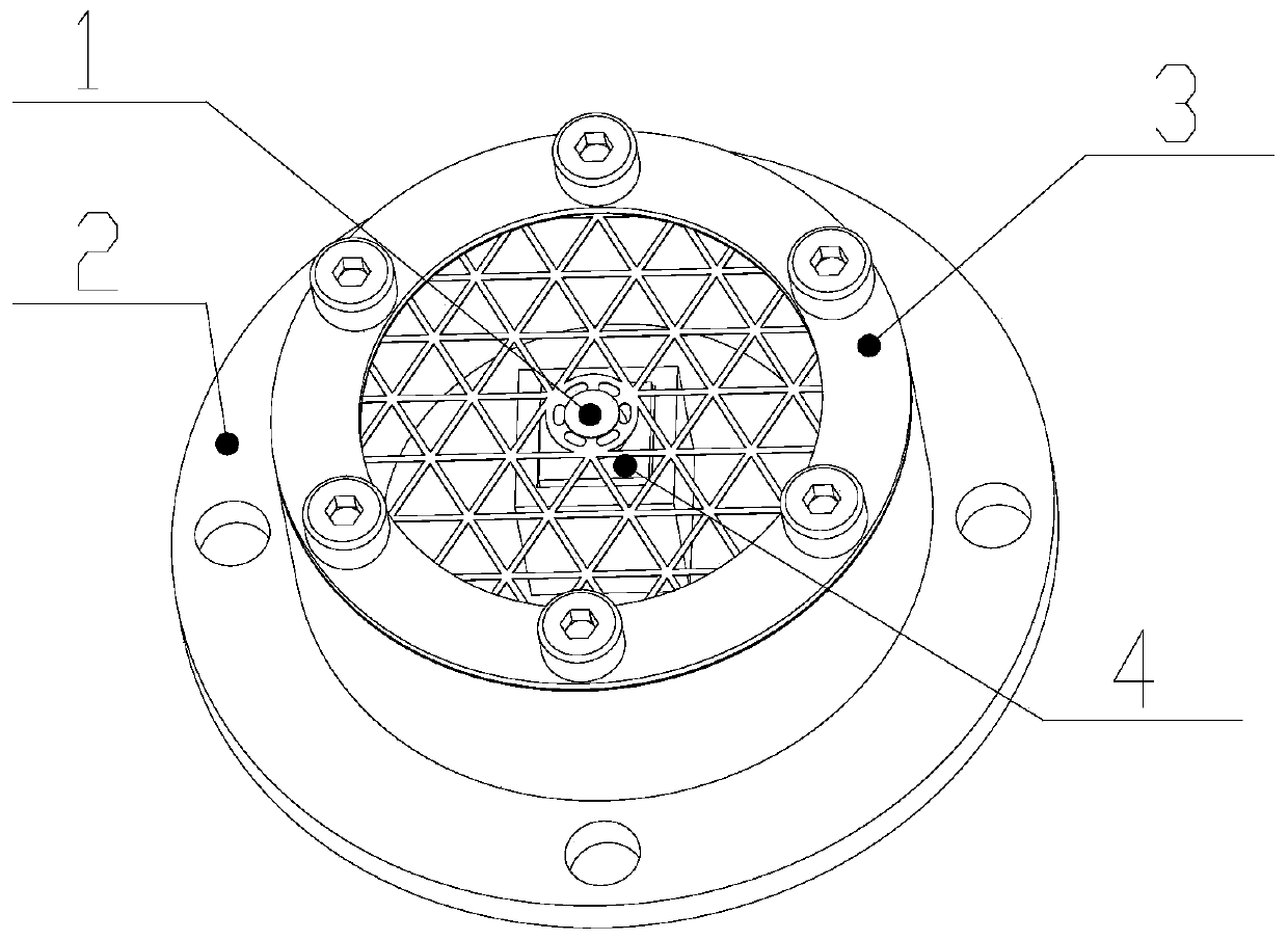 High-precision Z-direction single-freedom-degree micro-positioning platform based on triangular grid hinge