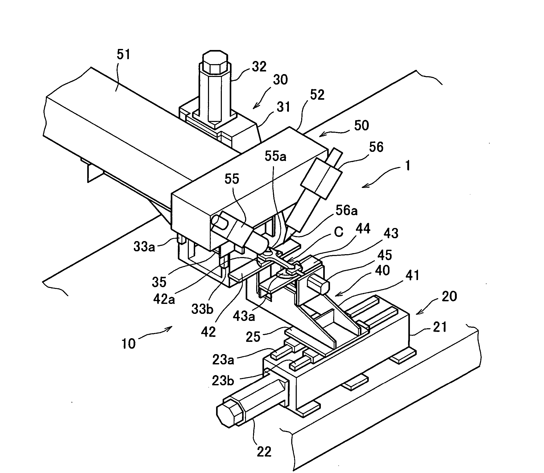 Method of forming fracture start portion of ductile metal part and fracture start portion forming device