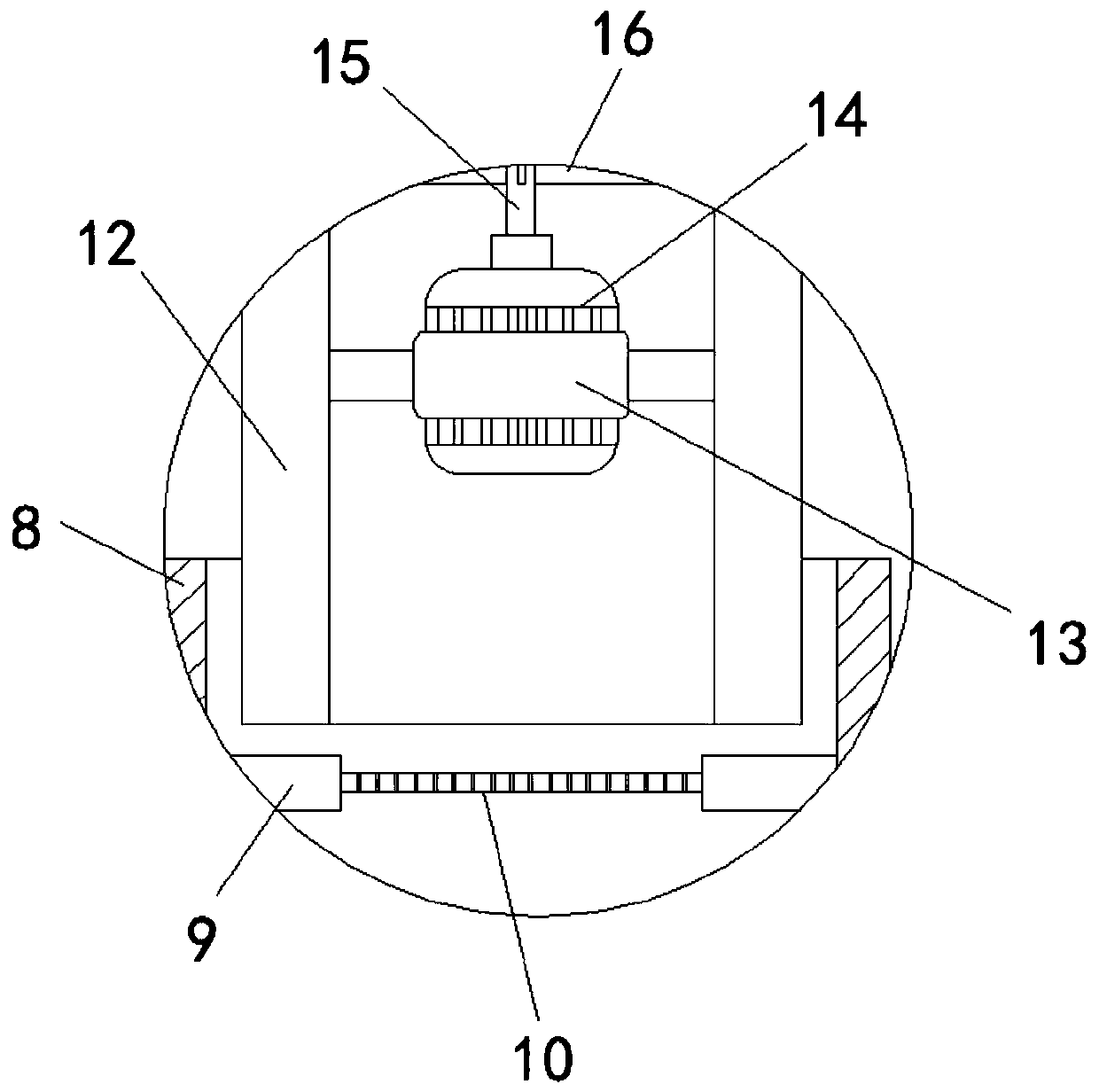 Information technology teaching equipment with good heat dissipating effect