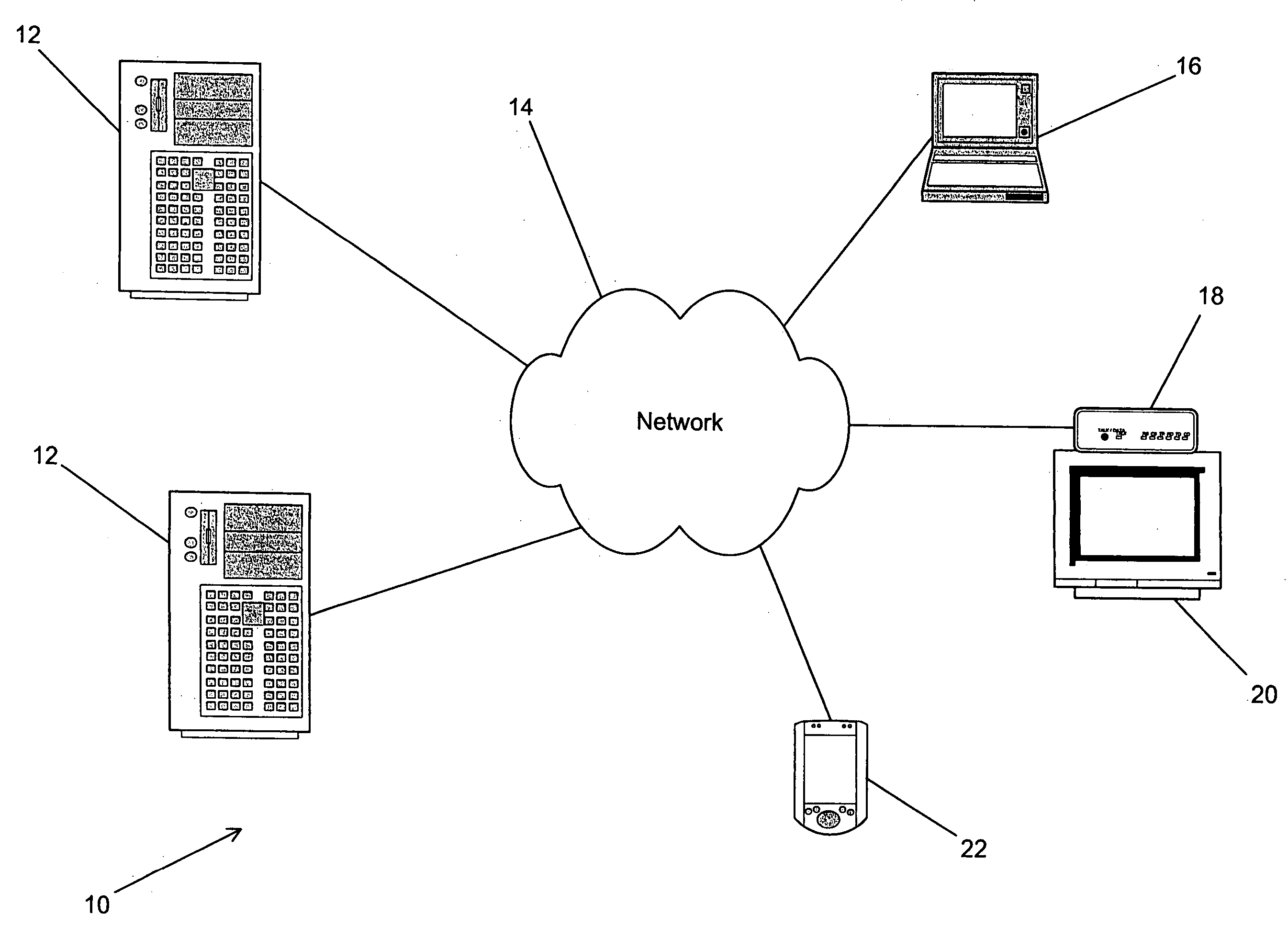 Interactive multichannel data distribution system