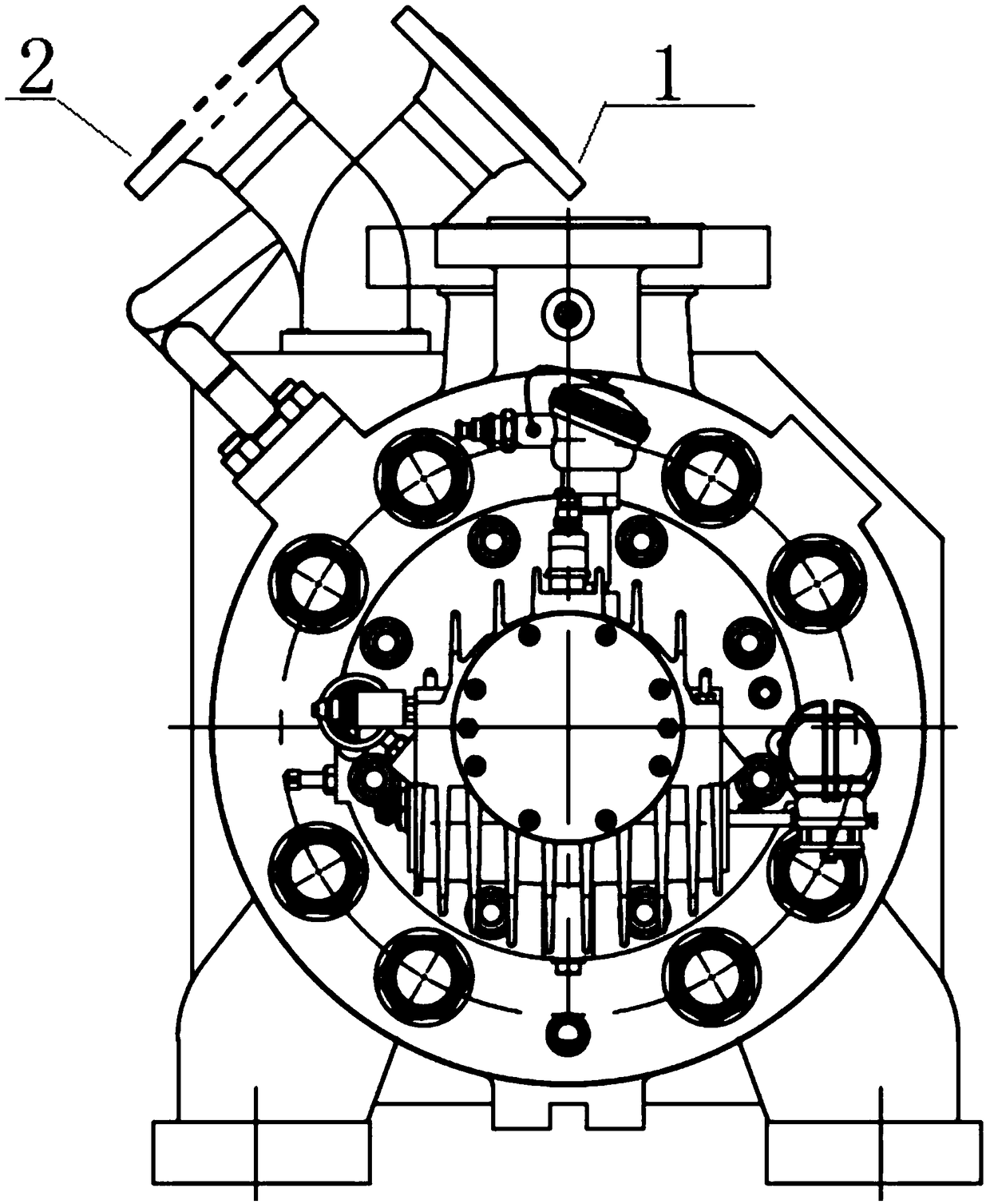 High-pressure pump with energy recovery turbine