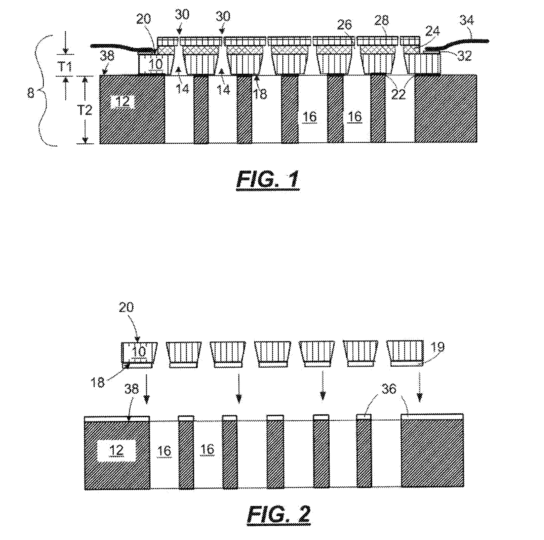 Micro-fluid ejection heads and methods for bonding substrates to supports