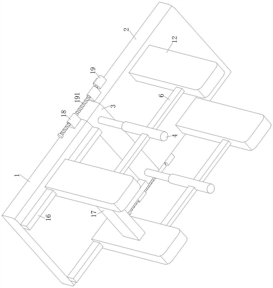 Highway bridge roadbed pavement auxiliary construction device and construction method thereof