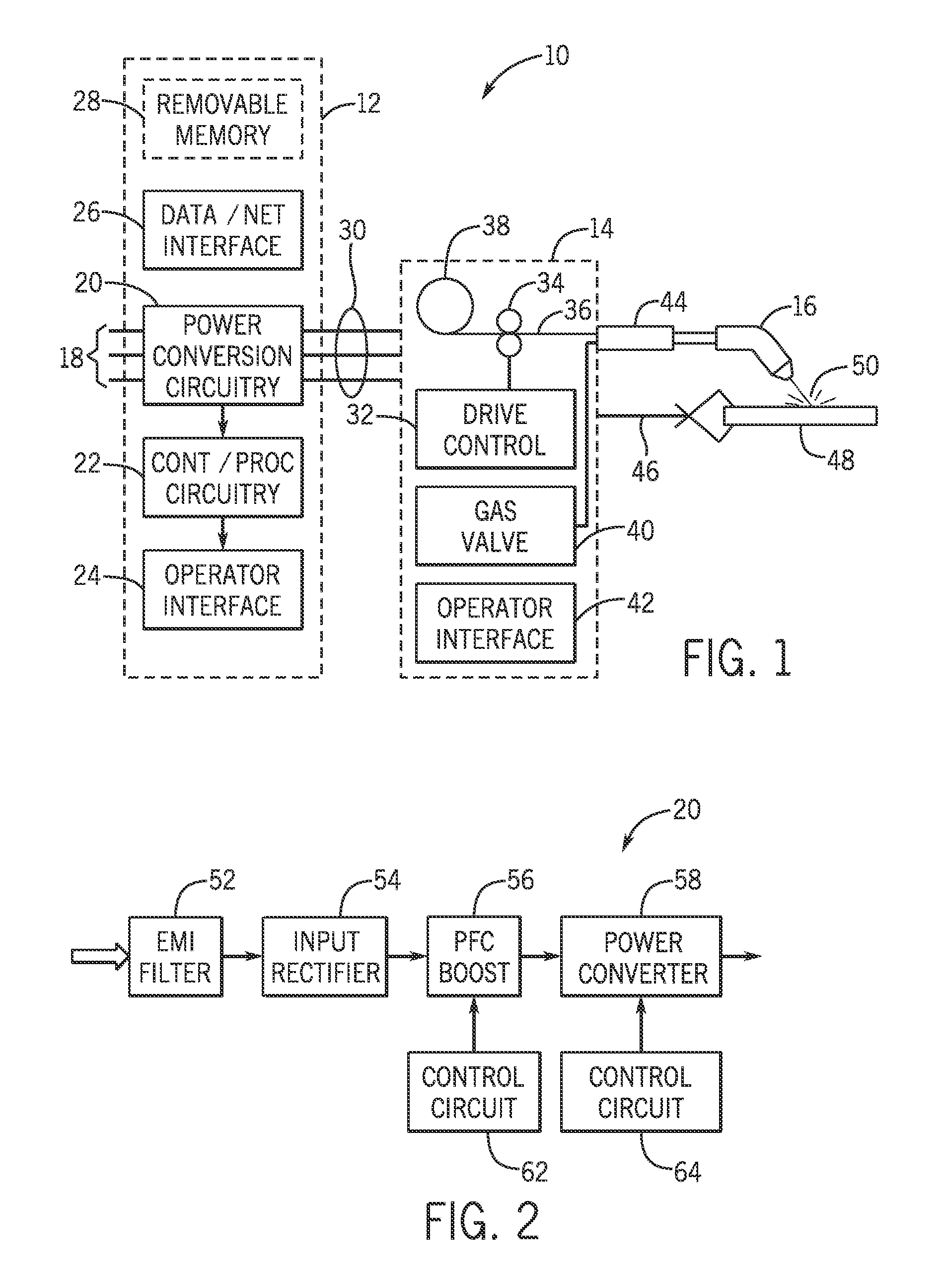 Metal working power supply converter system and method