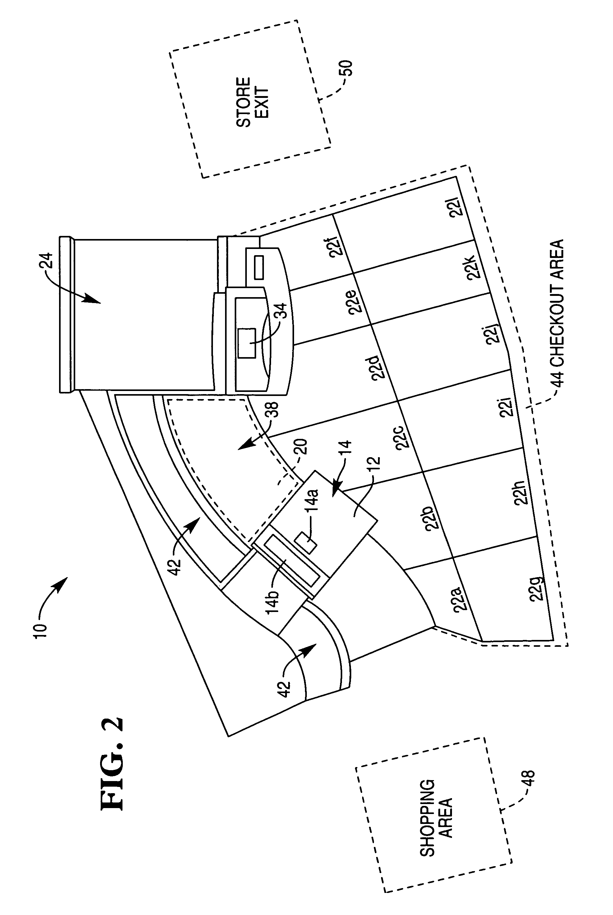 Method and apparatus for determining if a user walks away from a self-service checkout terminal during operation thereof