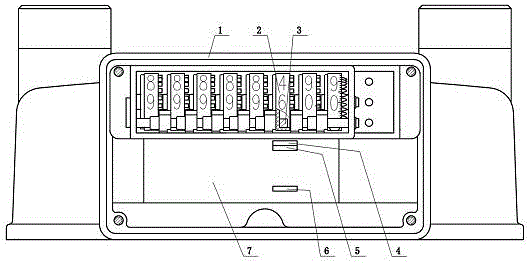 Membrane gas meter sampling and counting mechanism