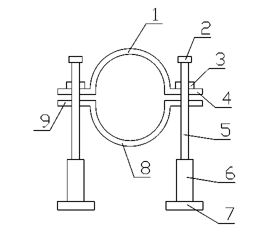 Telescopic connecting pipe screwing equipment for building construction