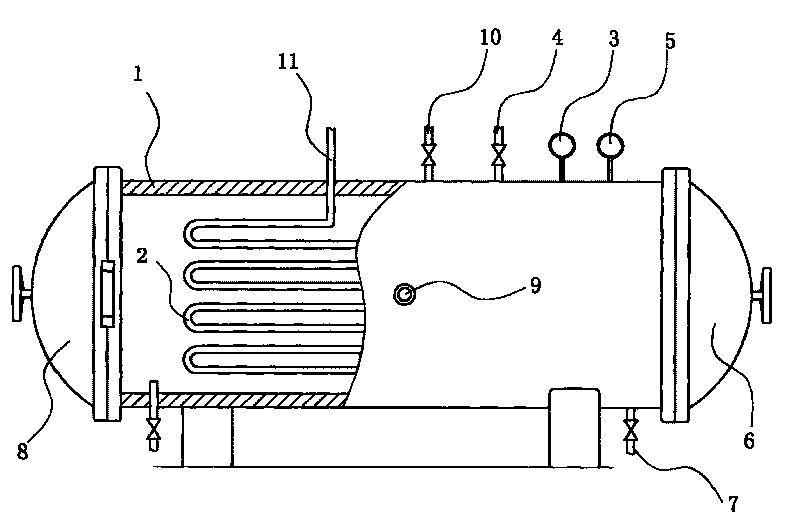 Alpha-type semi-hydrated gypsum autoclave and production method thereof