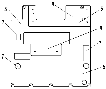 A kind of pcb circuit board cooling device and chassis