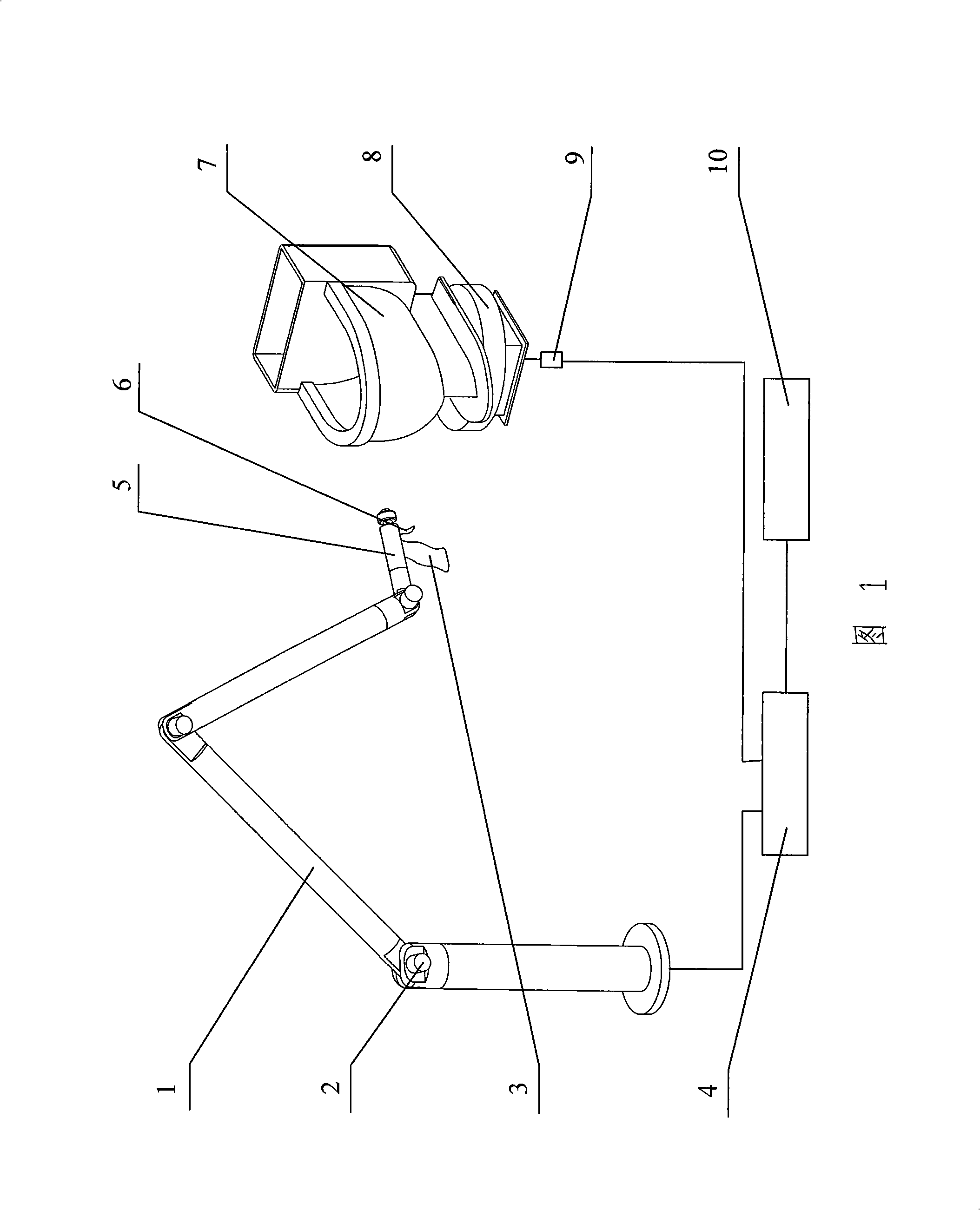 Glazing robot off-line teaching device and teaching method