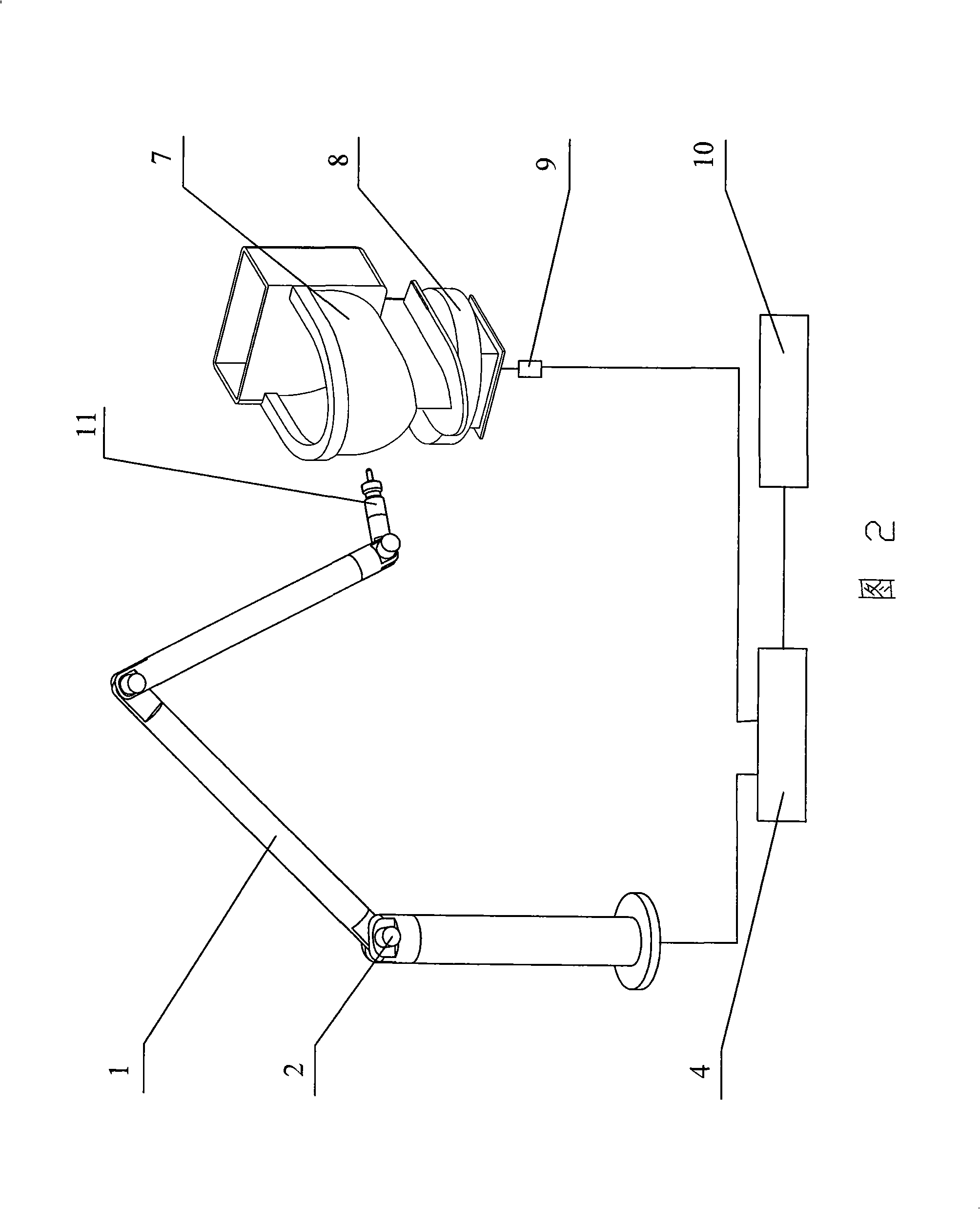 Glazing robot off-line teaching device and teaching method