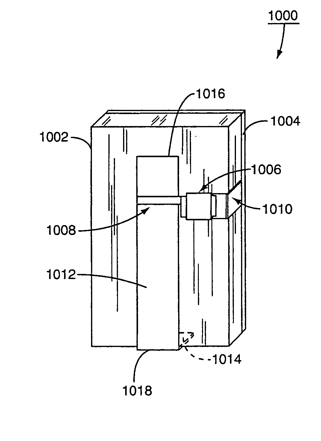 Grounded antenna for a wireless communication device and method