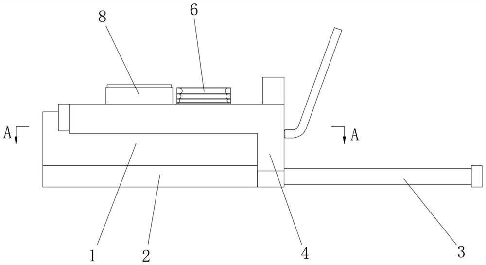 Cutting device for steel bar straightening machine