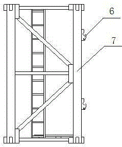 A tower crane jacking anti-falling control device