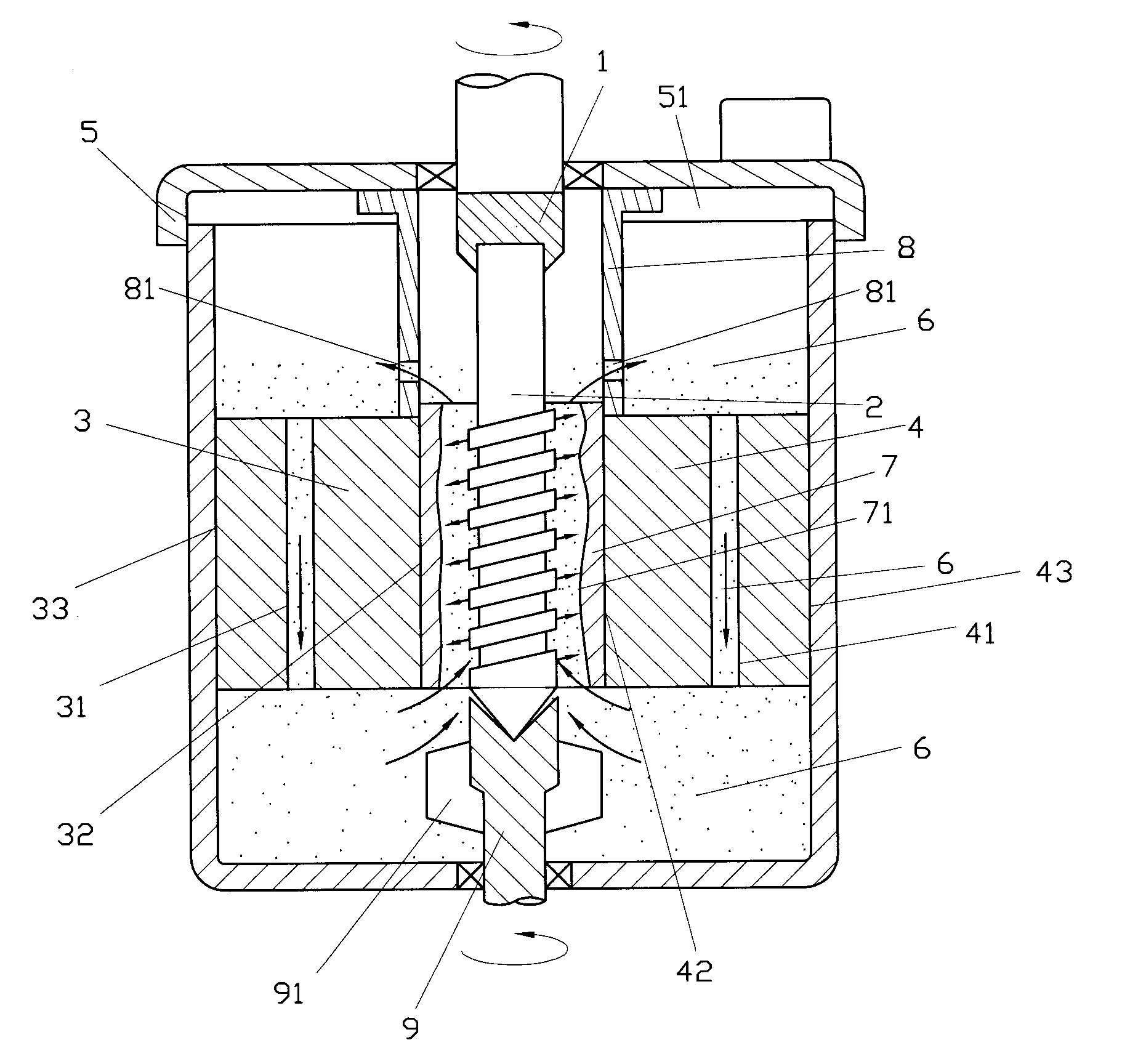Apparatus and method for spiral polishing with electromagnetic abrasive