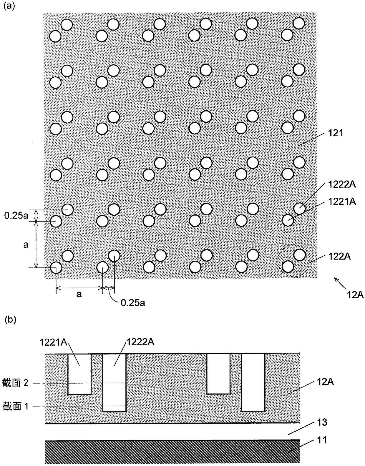 2d photonic crystal surface emission laser and method for producing same