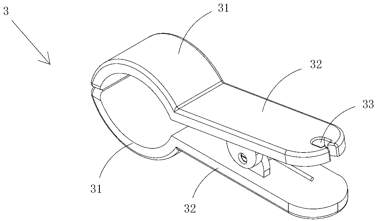 Cable collecting and arranging clamp