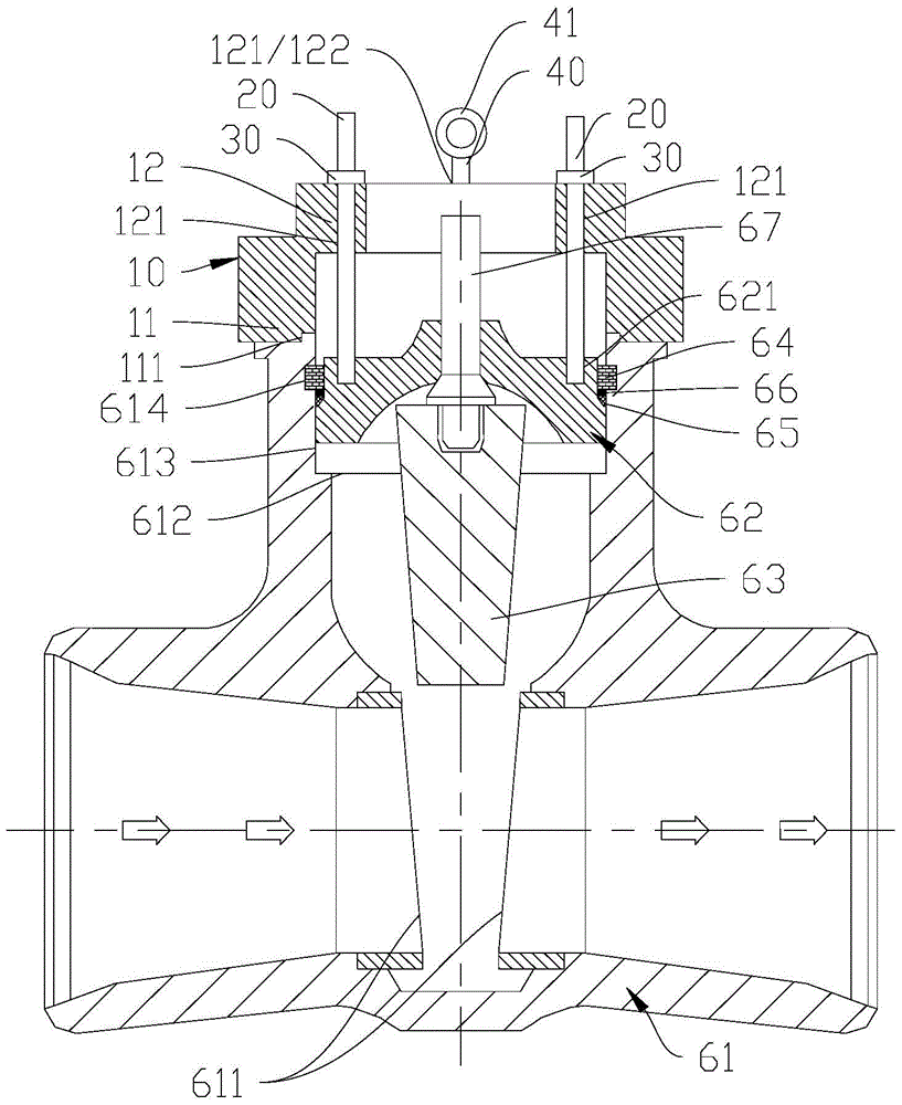 Assembly and disassembly tools and inspection and disassembly process of sealing components of isolation valve body