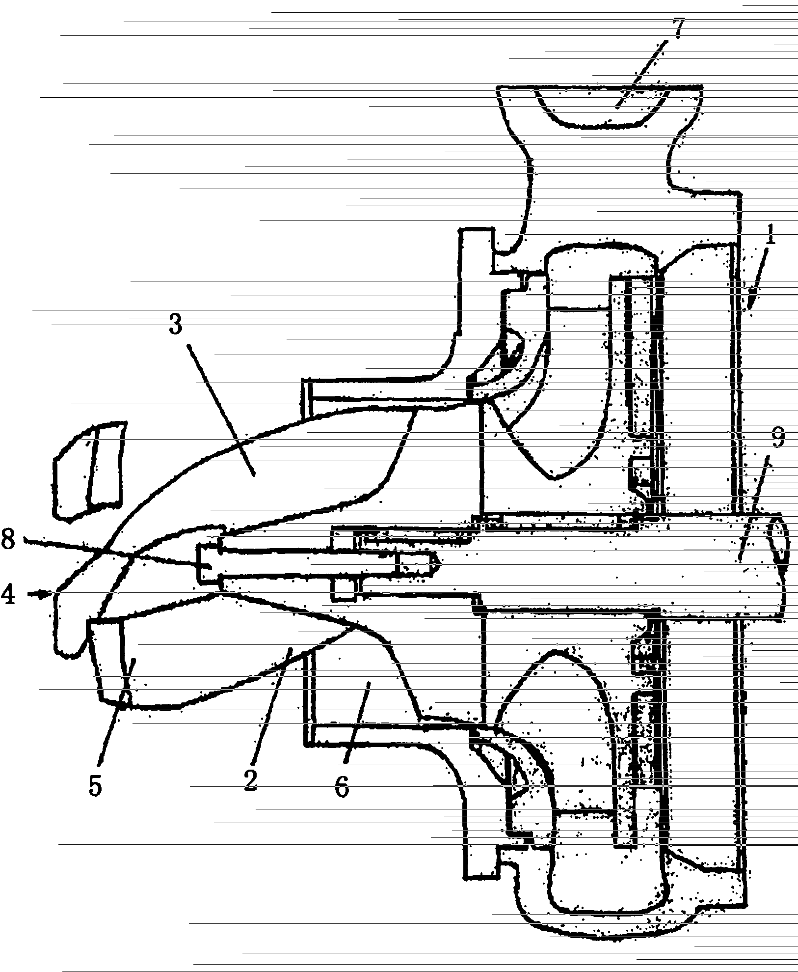 Device for pumping gaseous suspensions, particularly fiber suspensions