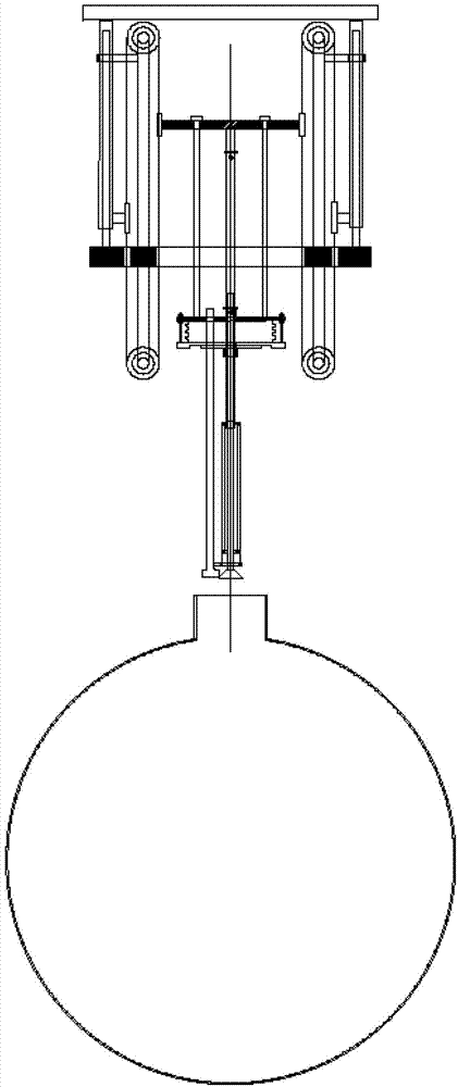 A tank steam sealing cleaning device
