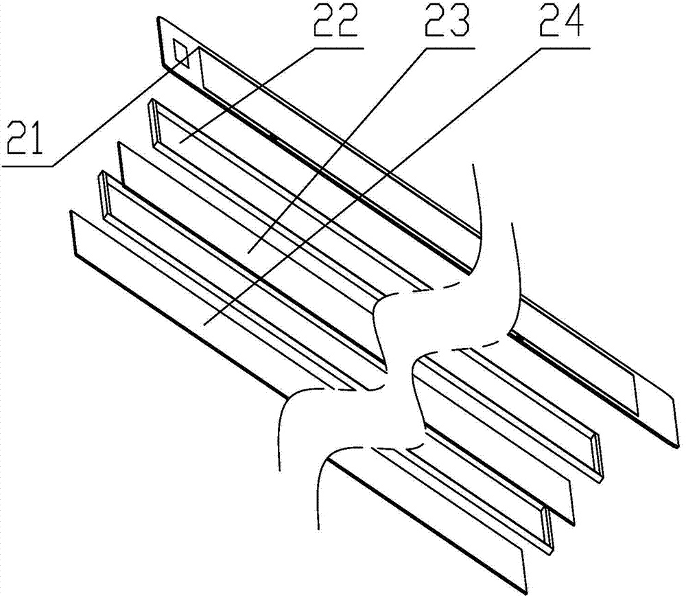 Glass door mounting structure and electric appliance