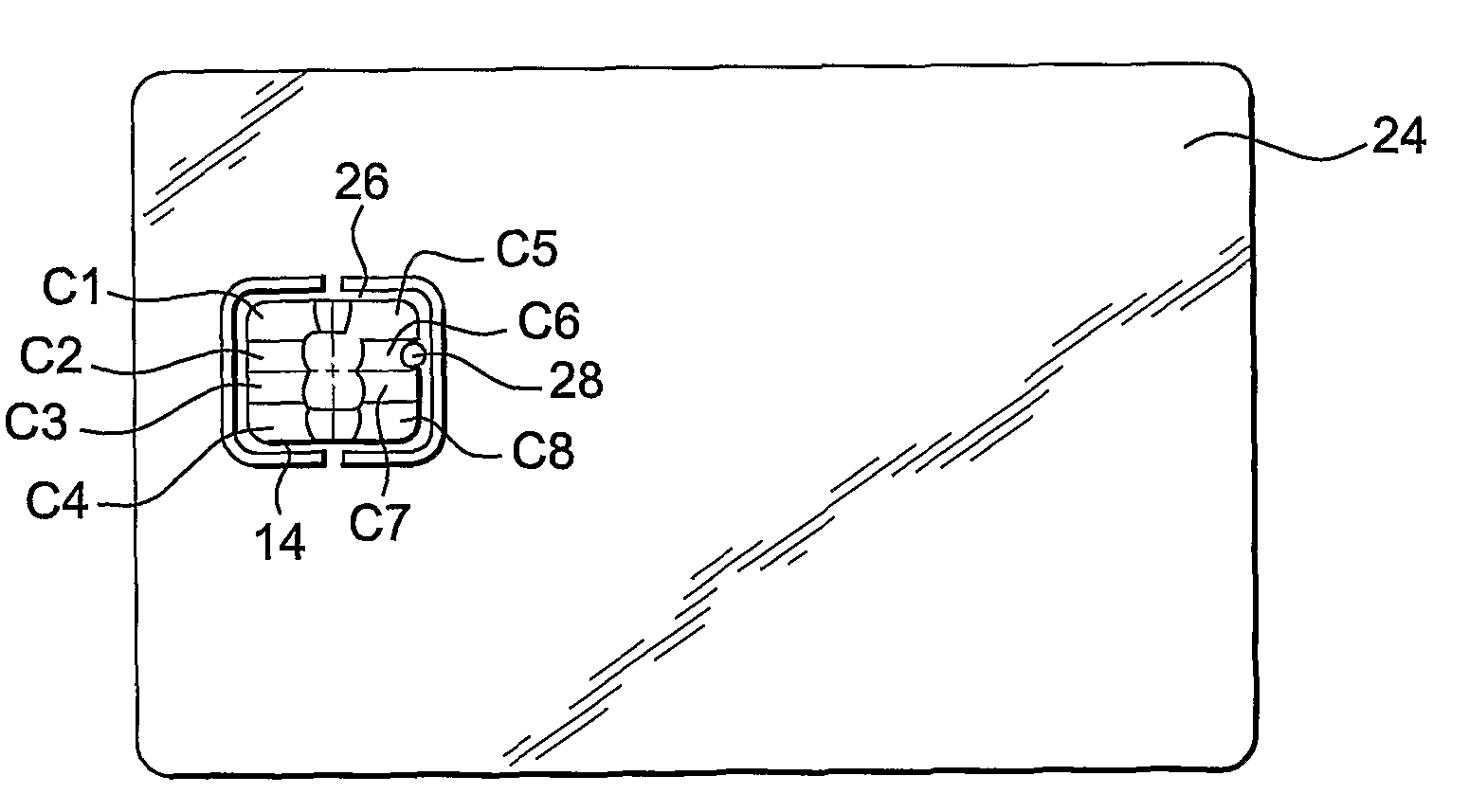 Mini-plug SIM card with improved positioning capability