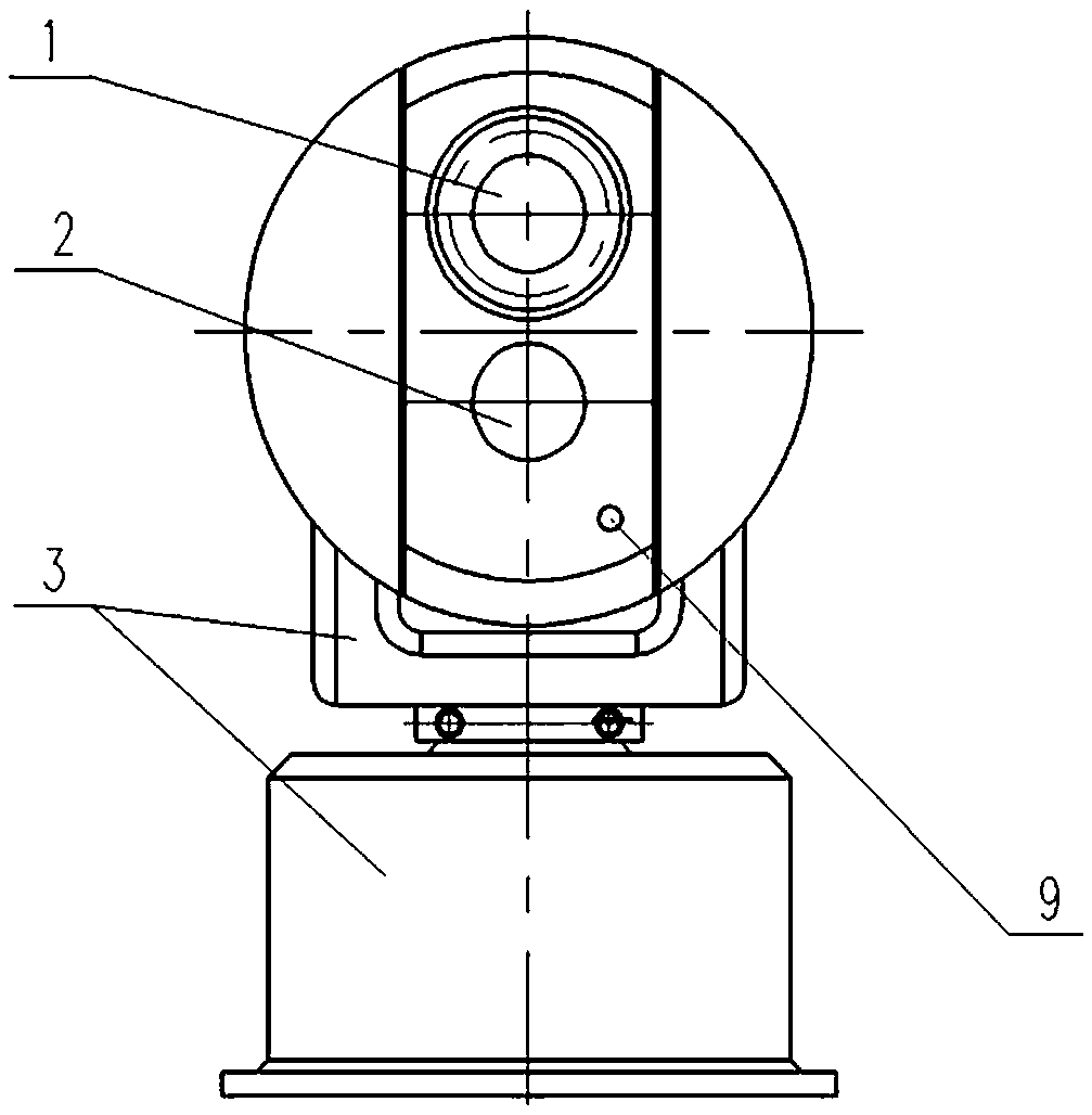 Novel airport runway foreign object assisted positioning device and positioning method