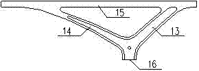 Half-through bowstring arch bridge with vehicle and light rail on same layer and construction method thereof