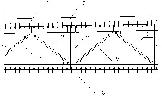 Reinforcing construction method based on wet-joint-free segment precast concrete box girder