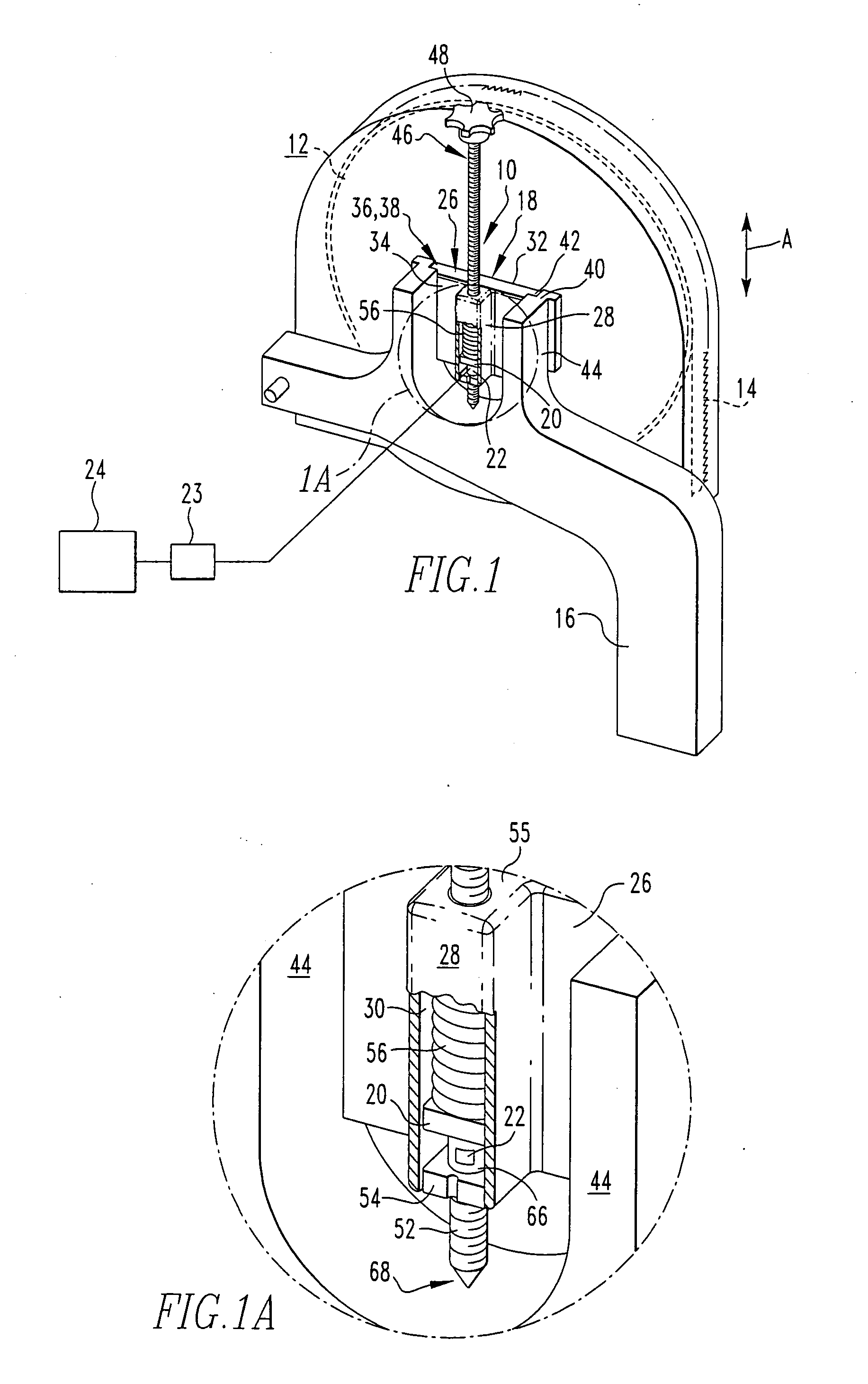 Blade tension gauge